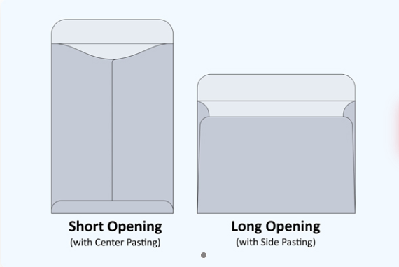 Envelopes (1000 Nos.)- Multicolour - 9x4 - 5x7